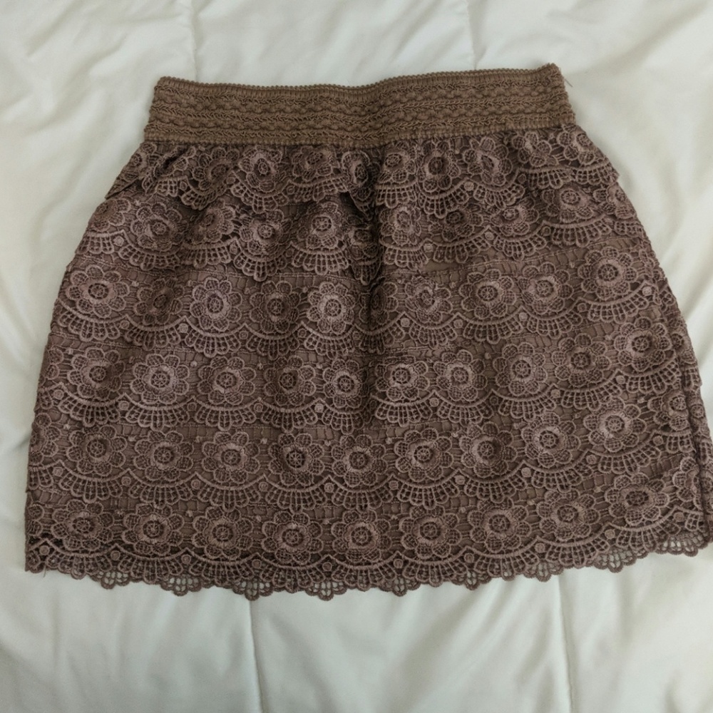 Lacey brown skirt